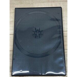 New Standard Black DVD/CD 2 Disc Plastic Replacement Storage Case 14mm